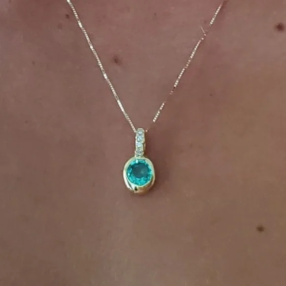 Communion by Joy Emerald Necklace - Picture 3 of 5